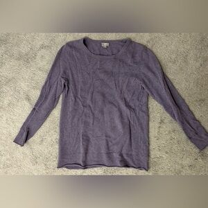 J. Jill Lavender Cashmere Sweater